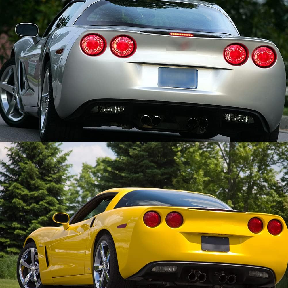 LED License Plate Lights Number Lamp for Chevy Corvette C4 C5 C6 Powered by High Power SMD Xenon White LED Error Free 2pcs