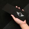 For BMW M 1Pcs Car Emblem Driver License Cover ID Credit Card Holder For BMW Mini Cooper R56 R50 R53 F56 R60 2011 2012 2013 2018