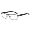 High Quality Men Titanium Alloy Reading Glasses Non Spherical Coated Lenses Business Hyperopia Prescription Eyeglasses +1.0 ~+4.
