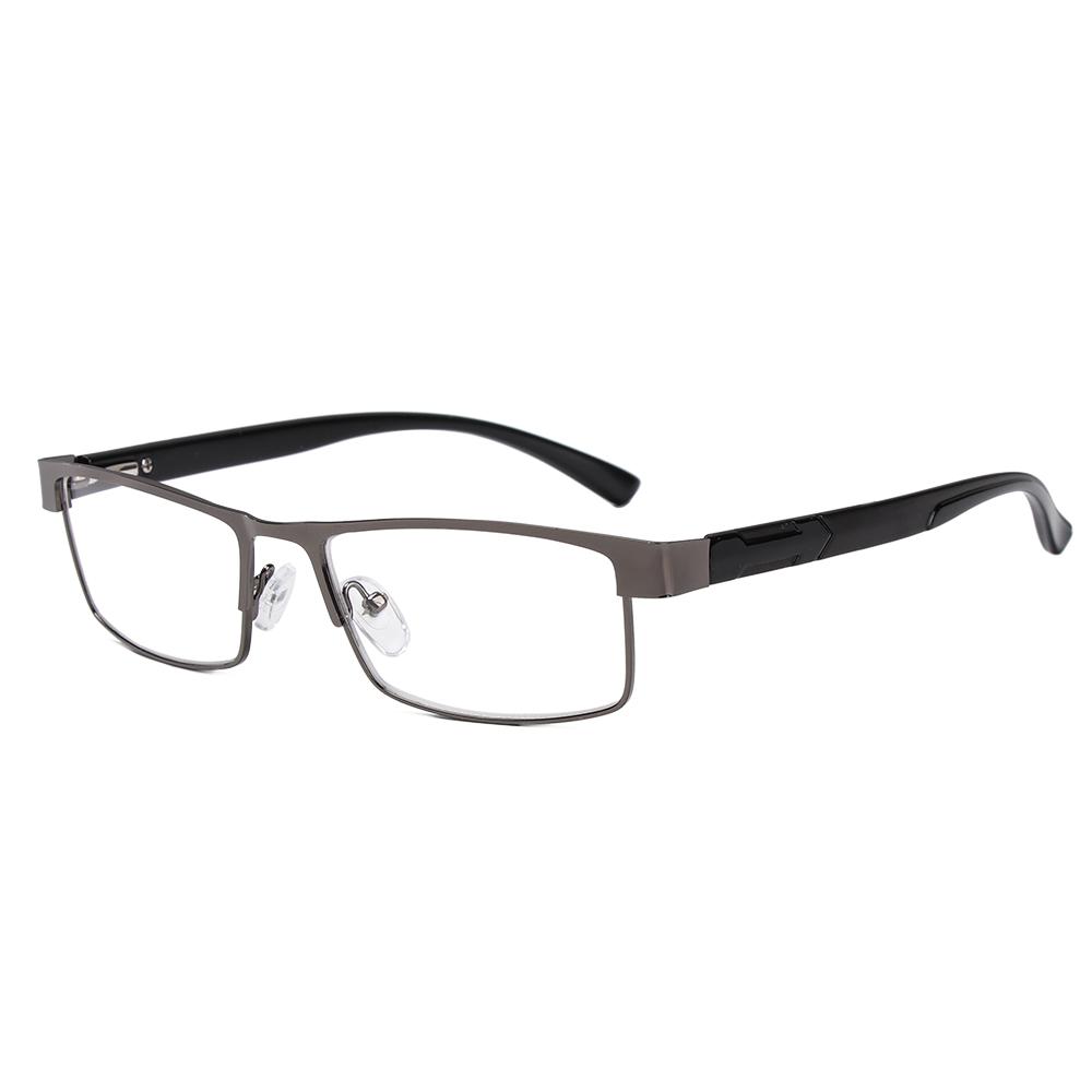 High Quality Men Titanium Alloy Reading Glasses Non Spherical Coated Lenses Business Hyperopia Prescription Eyeglasses +1.0 ~+4.