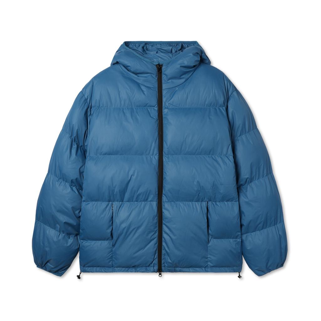 Apostrophe Comma Square Puffer Hooded Jacket_Gray