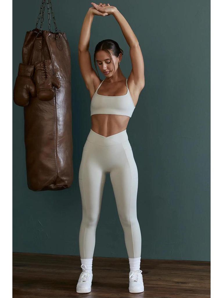 European & American Lulu Nude Feel Sports Bra: Shockproof, Beautiful Back Yoga Fitness Top for Women