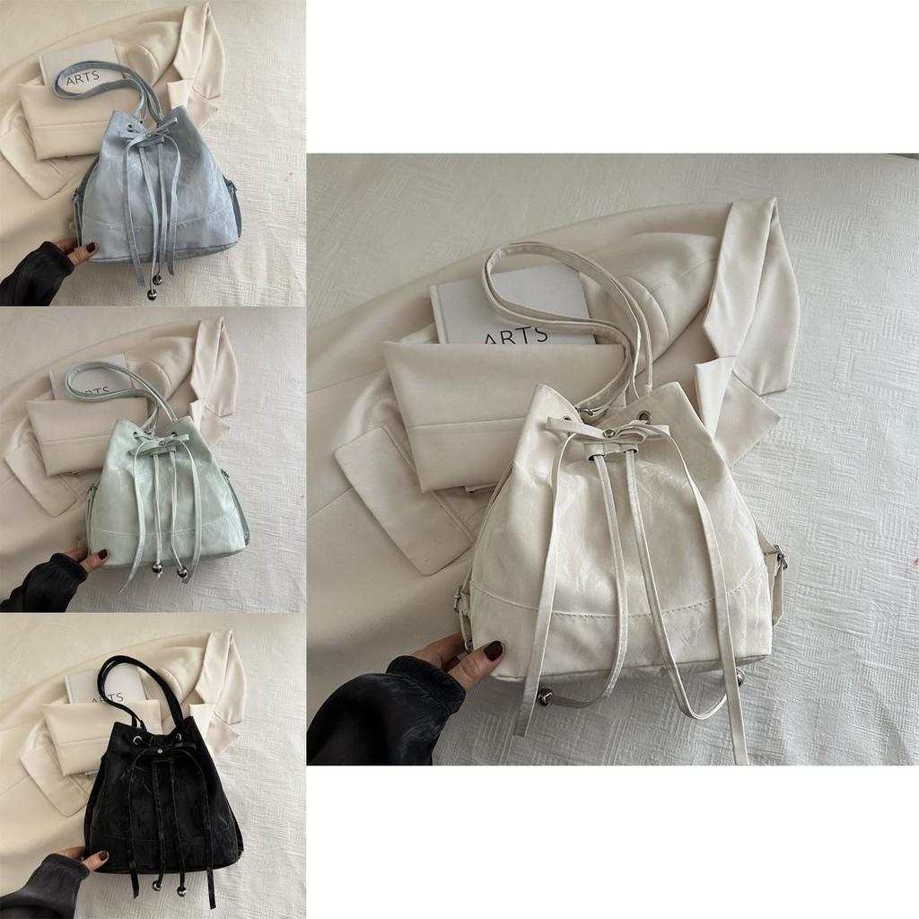Stylish Water Bucket Bag With Elegant Bow Detail Ideal For Summer Casual Outings