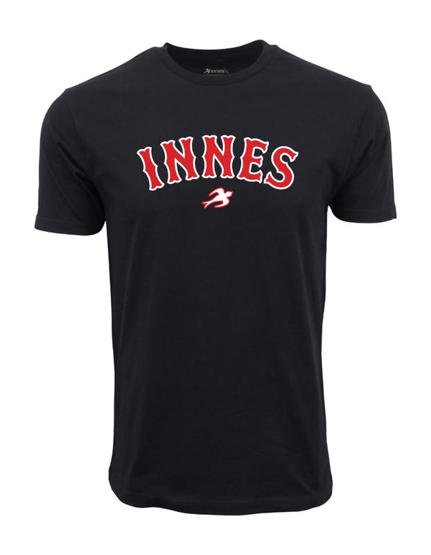 Innes Skateboard Text Logo Graphic Unisex T-Shirt S