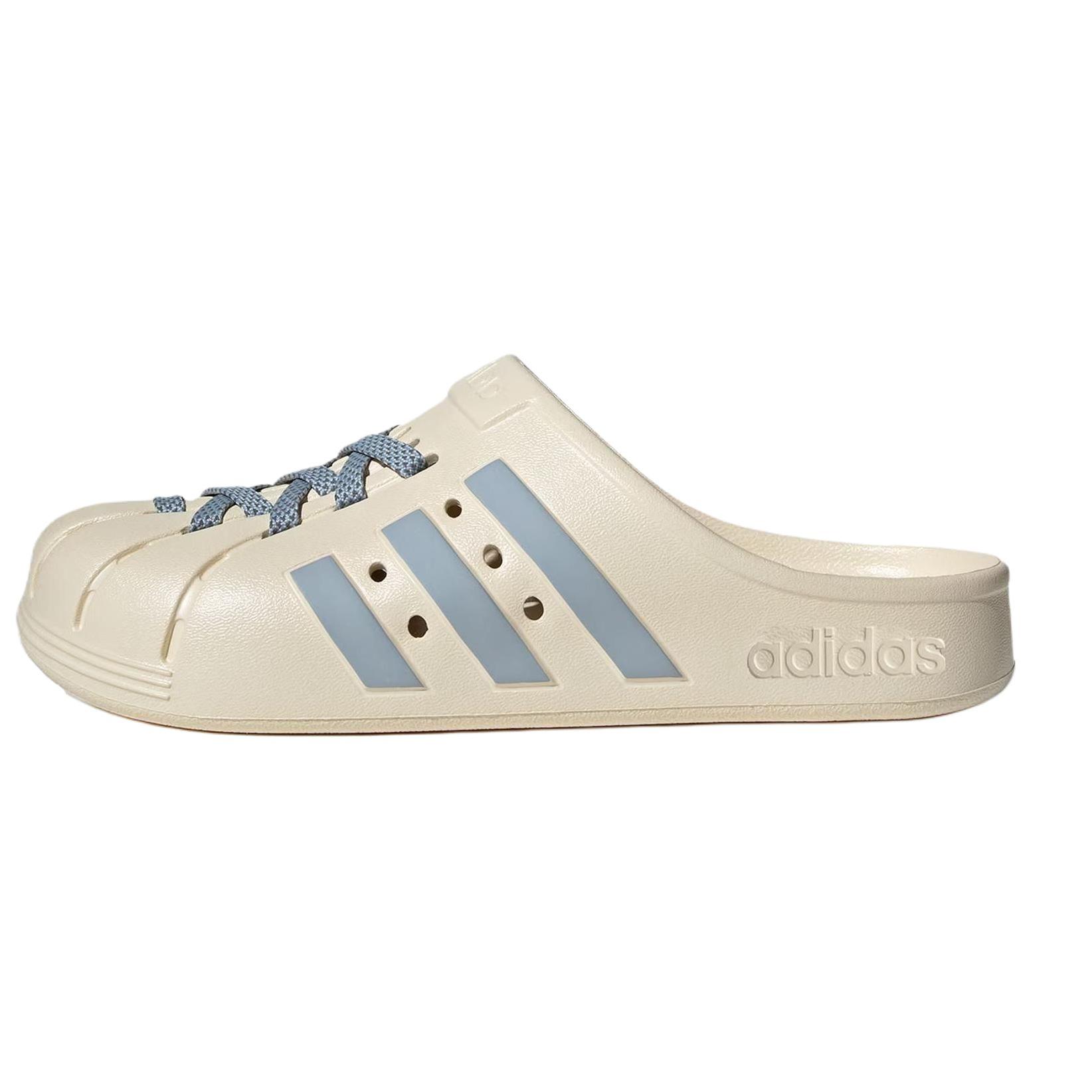 Adidas ADILETTE CLOGS EVA Clogs Unisex Beige White Blue JH9850 43⅓