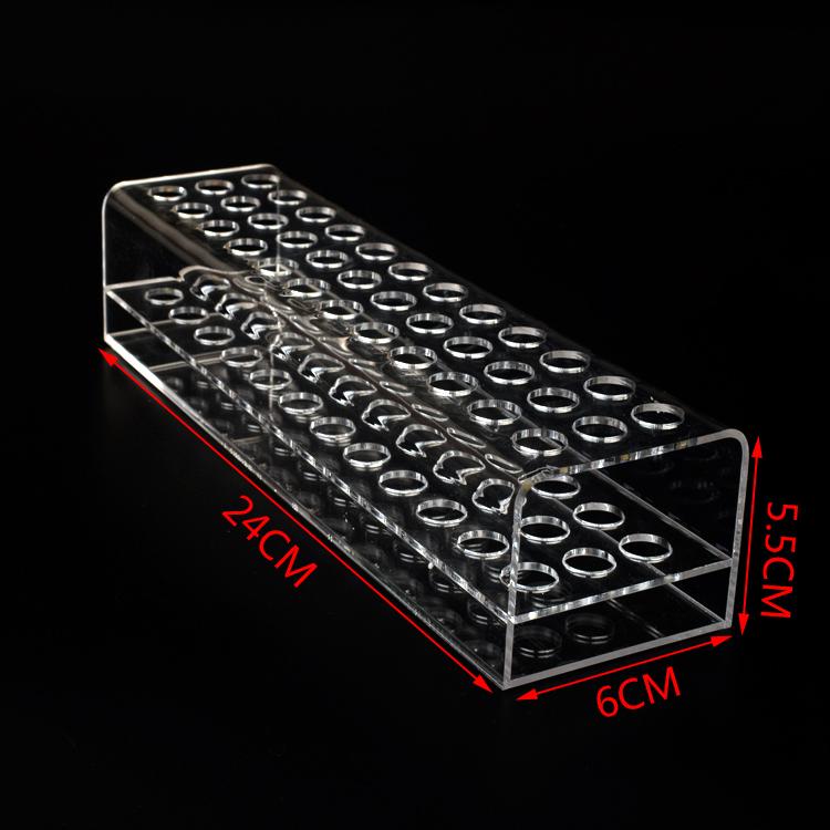 Clear Acrylic Neutral Pen Holder Eyebrow Pencil Display Stand Ballpoint Pen Storage Rack Shelf Supermarket Store Display Stand