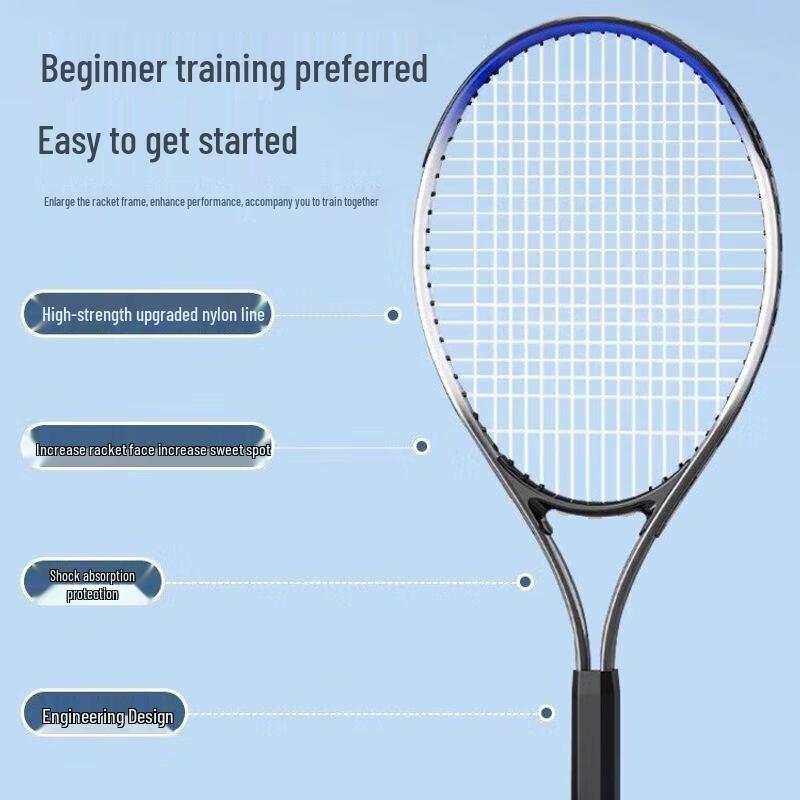 Qiushiao Solo tenisový a badmintonový odrazový trenažér