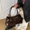 Large-capacity Women's Tote Bag, Stylish, Casual, Simple and Retro Shoulder Bag with A Single Strap