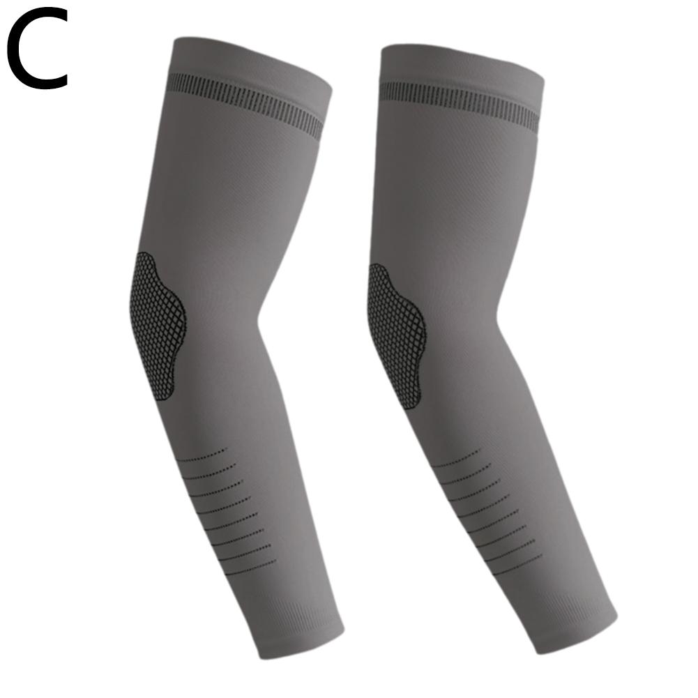 1 Paire Manches d'Été UPF50+ Sensation de Fraîcheur Respirantes Soie Glacée Manchon de Cyclisme Course à Pied Pêche Protection Solaire Soutien de Bras Unisexe Nouveau