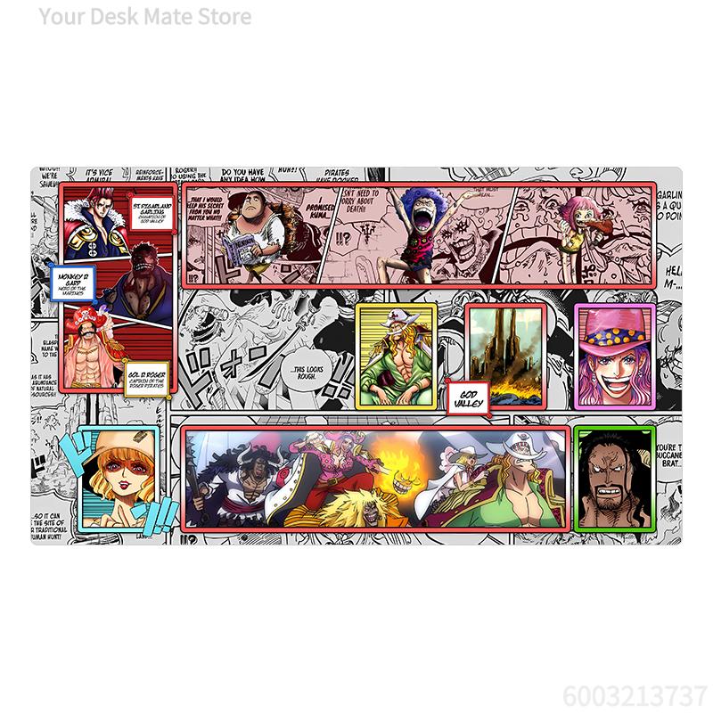 Anime One Piece OPCG Dedicated GAME Accessories DIY Card PlayMat Comic Series Nami Perona Buggy Collection Gift Toys