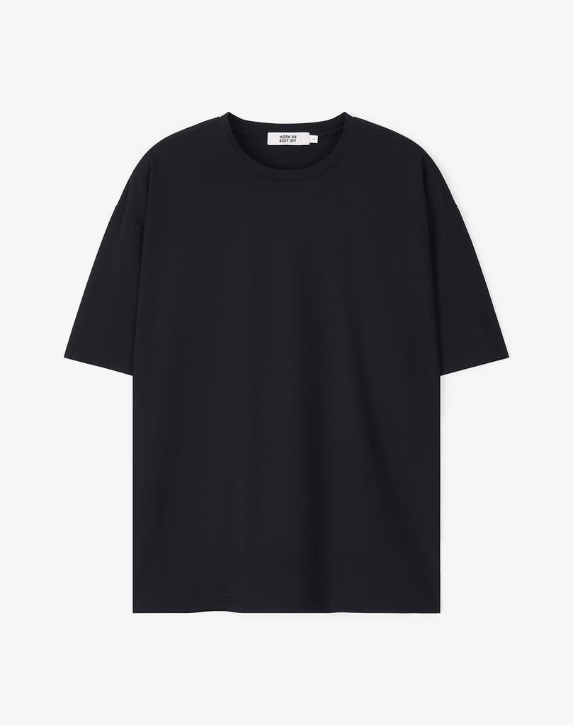 WORK ON BODY OFF [2 Pack] Aquavit Cooling Solid Oversized Short Sleeve T-Shirt