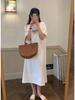 Women's Oversized Short-Sleeve T-Shirt Dress - Casual Summer 2022 Korean-Style