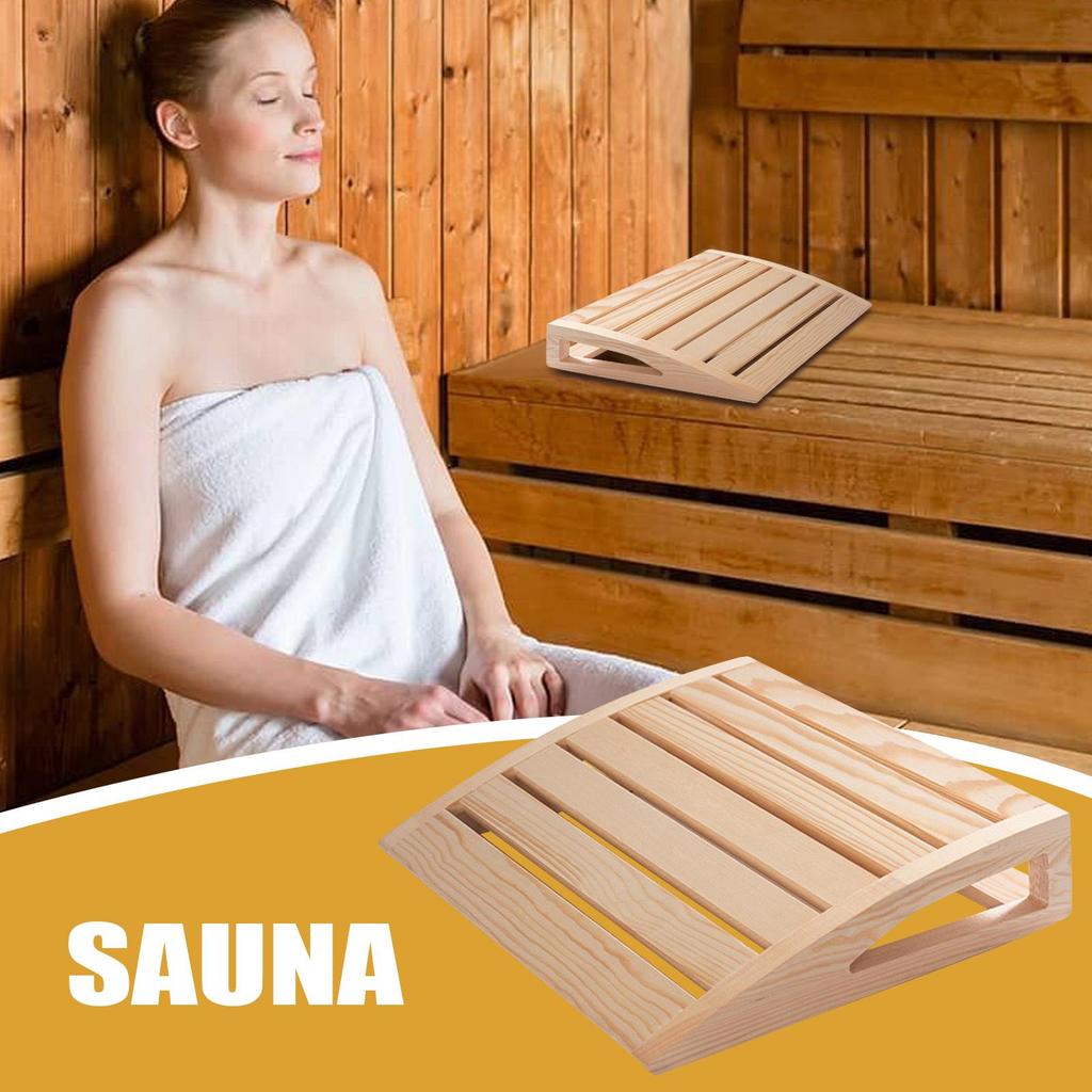 Handmade Sauna Relaxing Neck Pillow Support Headrest Steam Room Accessory Sauna Headrest Pillow for Teens Men Youth Boys