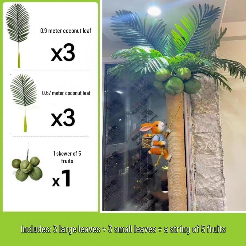 Indoor Coconut Tree Simulation: Enhance Balconies with Lush Greenery and Unique Decor
