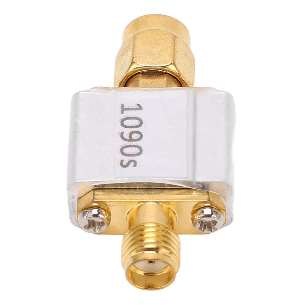 1090MHz Bandpass Filter 50Ohms Impedance Aluminum Alloy SAW Bandpass Filter Replacement