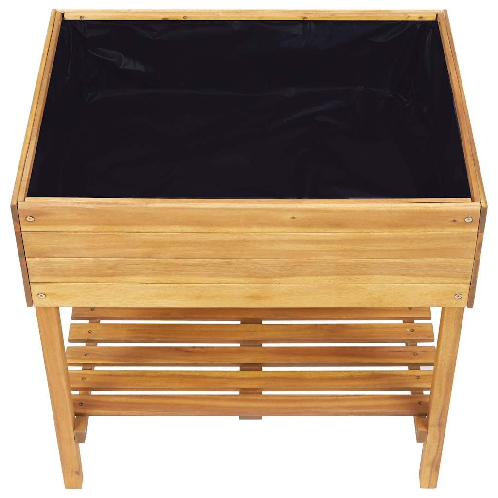 vidaXL Hochkübel 78,5 x 58,5 x 78,5 cm Massivholz Akazie