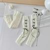 New Thicken Arm Sleeves Bowknot Solid Color Knitted Gloves Y2K Soft Arm Warmers Female