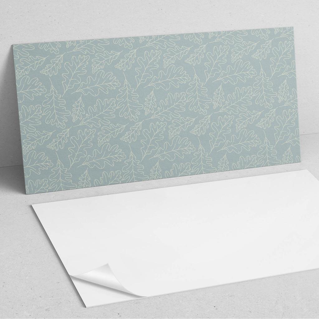 Panel Winylowy Samoprzylepny Idealny Do Wnętrz Nowoczesnych 100X50 Cm Liście Na Delikatnym Tle