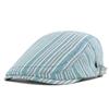 Berretti da Newsboy a Strisce in Cotone Primavera Autunno Berretti Piatto con Visiera Berretti da Pittore Berretti per Uomo e Donna