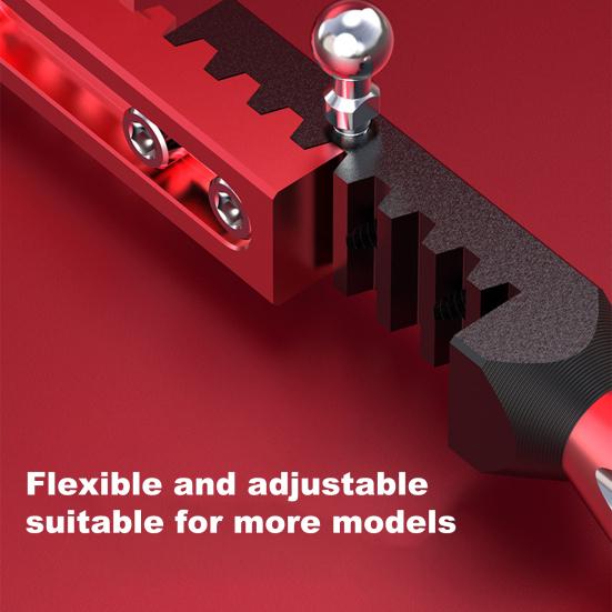 Béquille latérale réglable, fond antidérapant, Support de pied de stationnement latéral en alliage d'aluminium