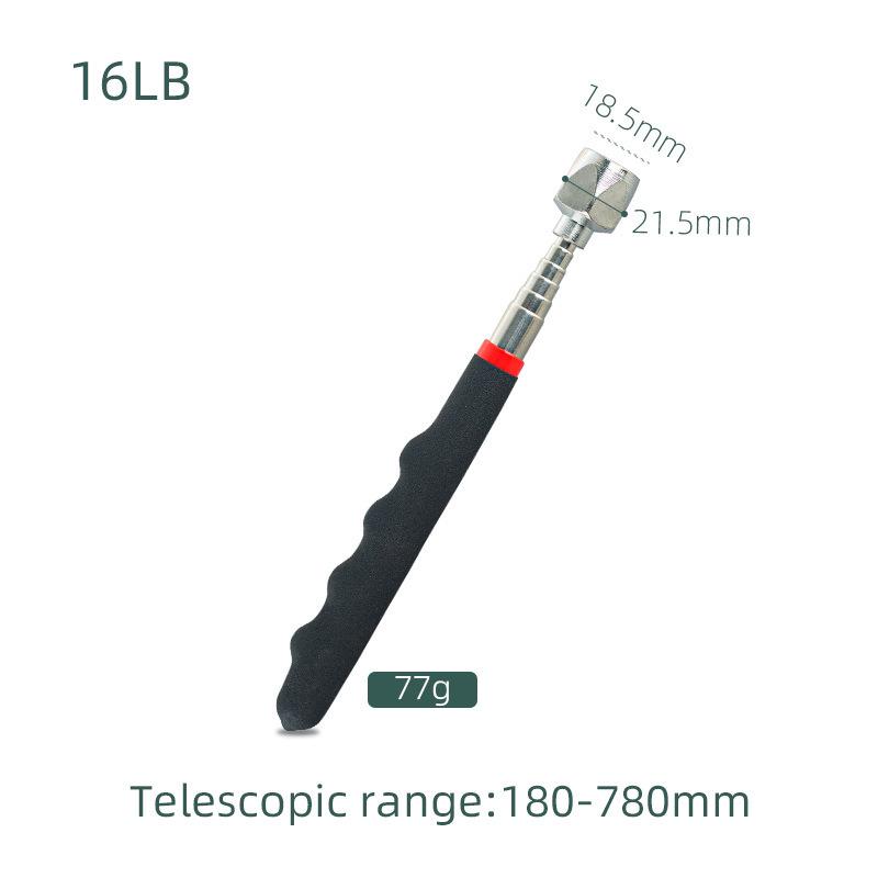 Magnetic Pickup Tool Kit with Telescopic Extension, Mirrors, Flashlight, and Storage Bag