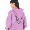 Astral Projection Oversized Drop Shoulder Jy Rabbit Hoodie_Violet
