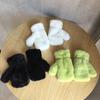 Thick Warm Winter Fleece Mittens Plush Kids Full Finger Gloves Children Gloves  For 3-8Y Kids