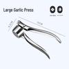 Lilang Large Zinc Alloy Garlic Press & Peeler Set