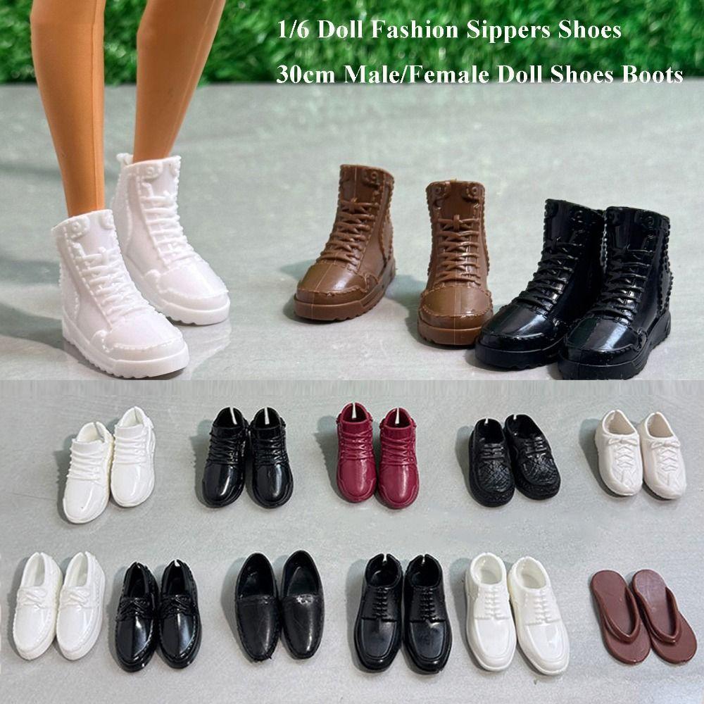 Fashion Male/Female Doll Boots Multistyles Shoes Clothes Accessories  Fit Foot Length 2cm Dolls