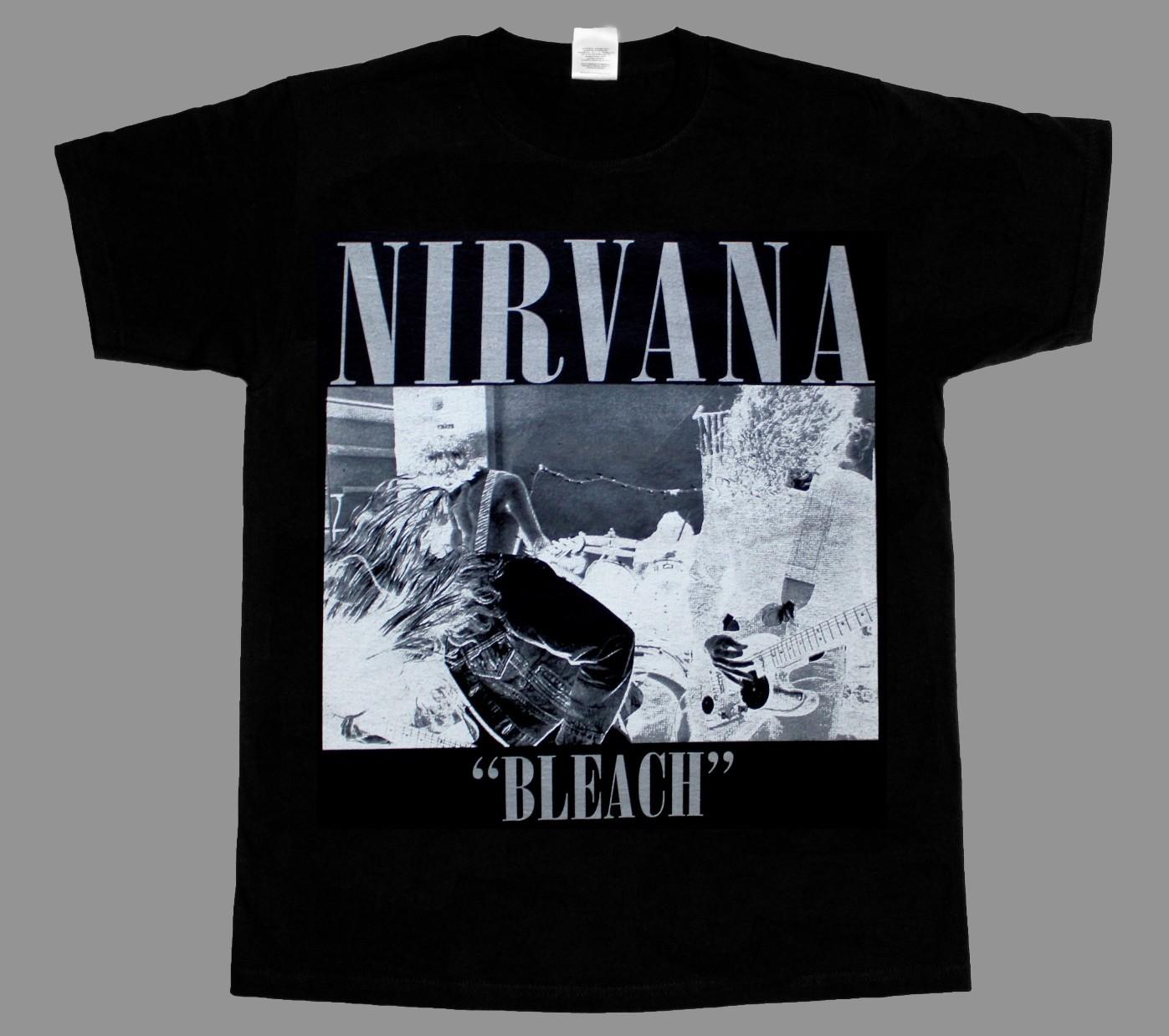 Nirvana Bleach grunge NEW BLACK T-SHIRT S-5XL XXL