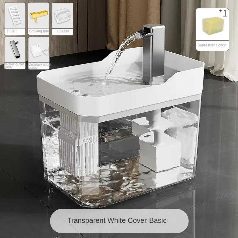 Anti-Dry Burning Cat Water Dispenser with Pump Pet Fountain Filter Cat Water Fountain Auto Filter