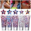 Multi-Use Holographic Body Glitter Gel – Chunky Sequins, Long-Wearing Shimmer for Face & Hair Sparkle Look