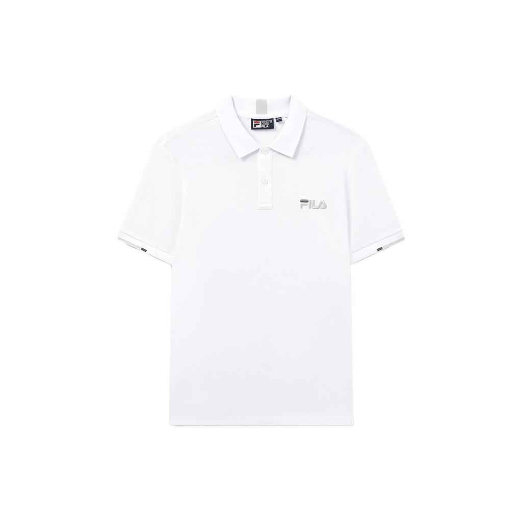 New FILA Polo Shirts Men's Standard White F51M338117AWT