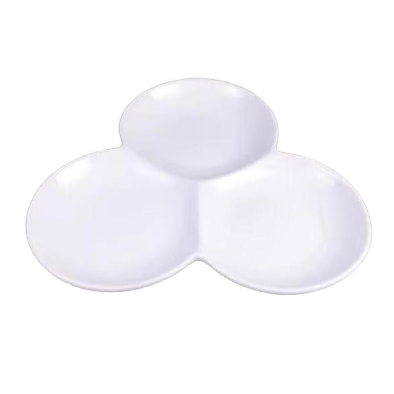 Qianxing Ceramic 3-Compartment Serving Plates