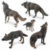 Realistic Pvc Roaring Wolf Model Perfect For Home Decor And Desktop Display