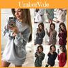 Stylish Women's Oversized Hoodie Dress Long Pullover Sweatshirt For Winter Wear