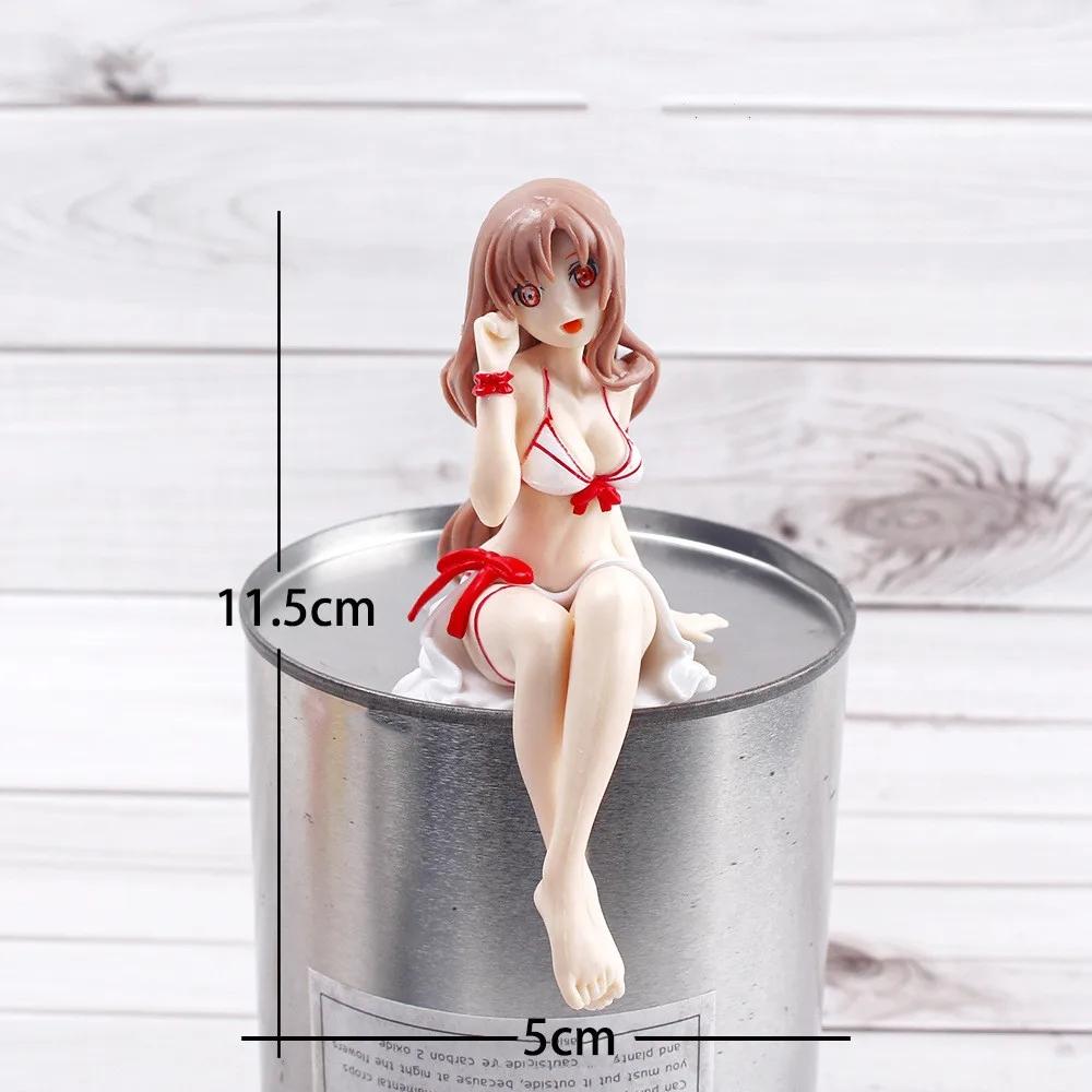 

3 style Sexy Bikini Girl Yuuki Asuna Action Figure Anime Collection Peripherals Doll Car Ornaments Cute Model Toys