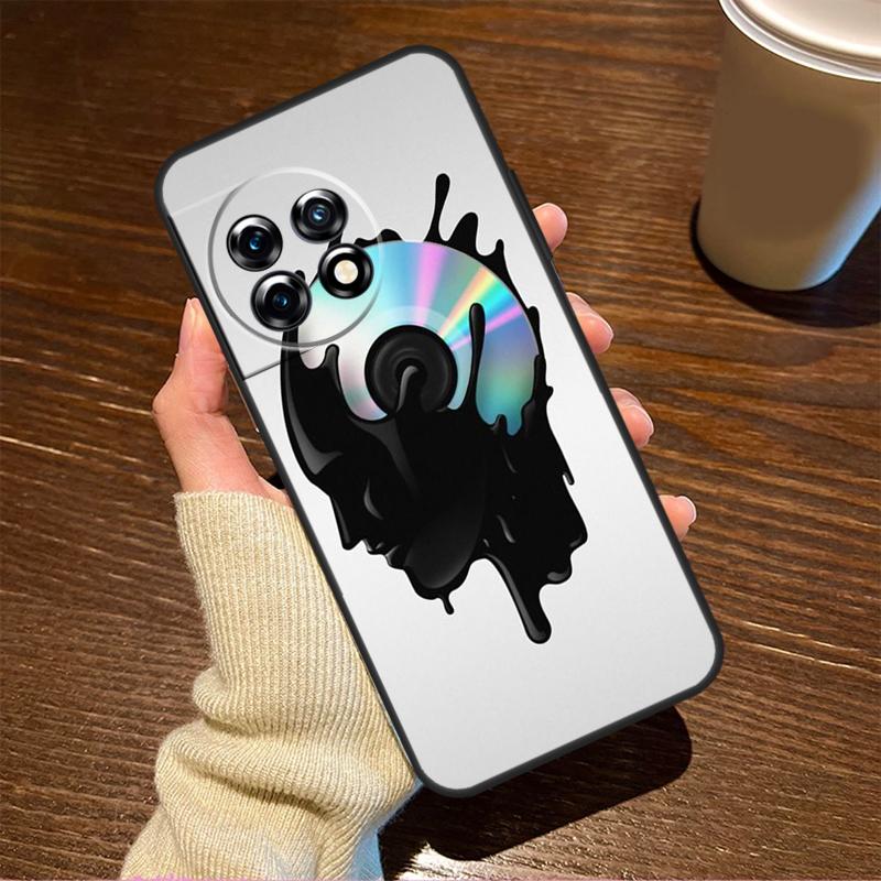 Vinyl DJ Record Art For OnePlus Nord CE 5 2 3 4 Lite N20 N30 Case For OnePlus 15 R 13 12 11 8T 10T 13T 12R 13R