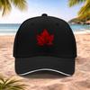 Casquette de Baseball Feuille d'Érable Rouge Chapeau Mode Unisexe pour Mariages Fêtes Festivals de Musique Photographie en Plein Air Cadeau d'Anniversaire
