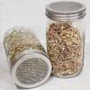 2 Pack ONE-PIECE 316 Surgical Stainless Steel Sprouting Lids for Wide Mouth Mason Jar (Ball Kerr) - One-Piece- Strainer Mesh Lids - Rust-Proof