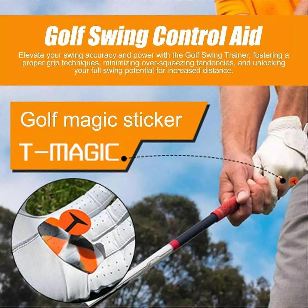 T- Grip Golf Golf Club Training Aid, Comfortable Grip Pad for Swing Practice