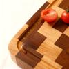 Large Wooden Chessboard Cutting Board: Thickened, Versatile for Vegetables, Fruits, Desserts, and Steaks