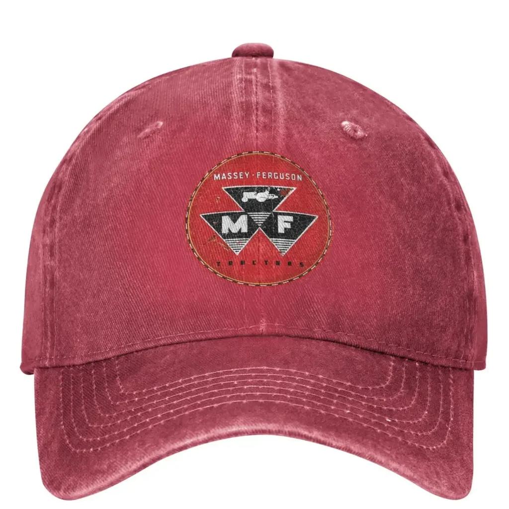 Tractor Agriculture Logo Baseball Cap Massey Ferguson Outdoor Sun Trucker Dad Hat Unisex Unisex Street Style Designer Baseball Caps