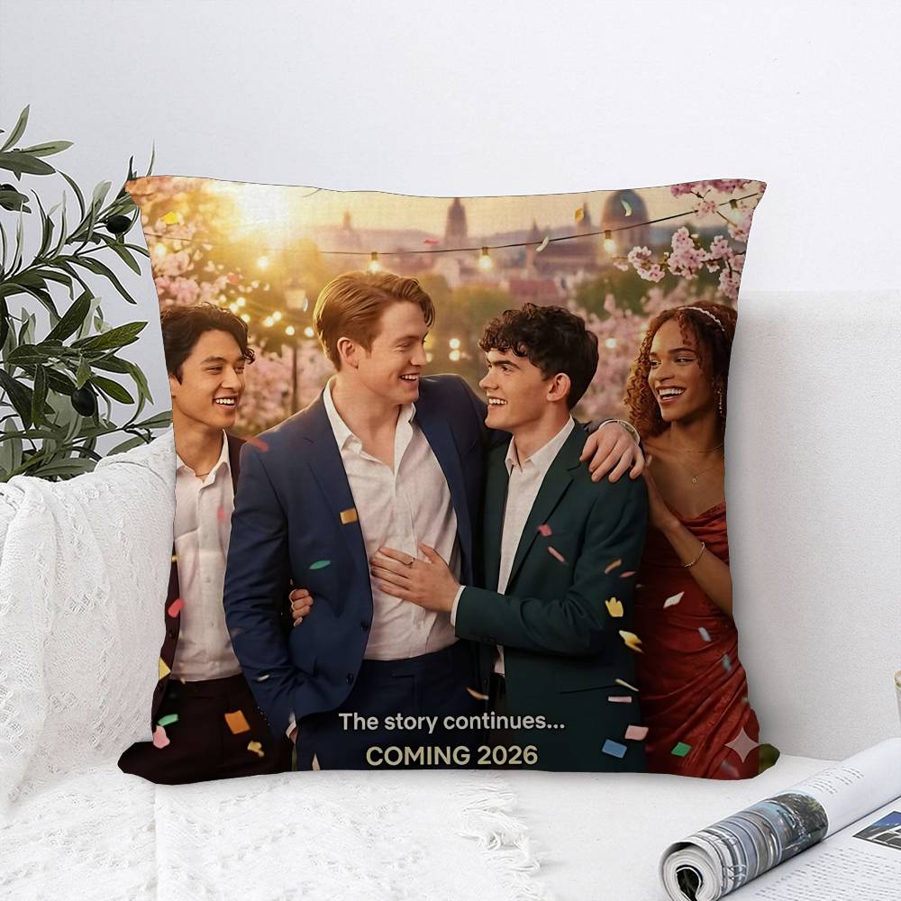 TV Series H-Heartstoppers Love Cute Cushion Cover Decorative Pillow Sofa Home Decor case pillow cases
