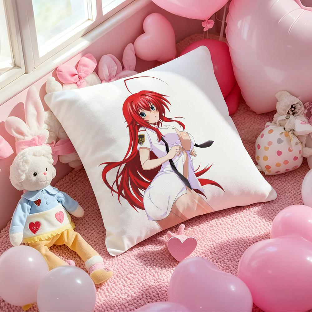 Heißes Anime H-High School DxD Kissenbezug Musterbedruckte Kissenhülle für Wohnzimmer Sofa Kissenbezug & Schlafzimmer Dekoration