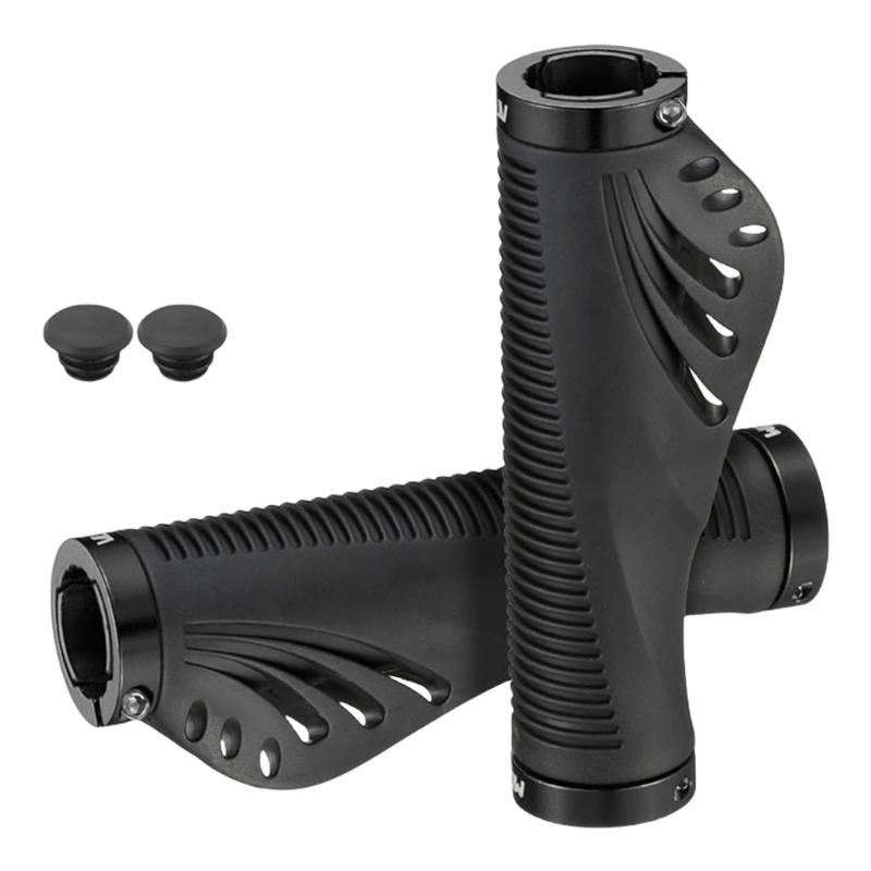 1pair Bike Handlebar Grips Bilateral Locks Road Bikes Handlebar Grips Replacement Cycling Handle Grips Easily Install