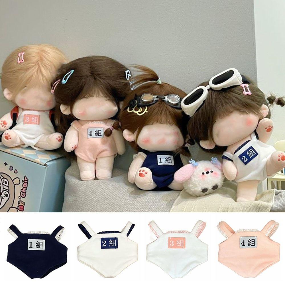 

Миниатюрное бикини 10 см/20 см в японском стиле, спортивные купальники, подарочный кукольный купальник, хлопковая мягкая кукла