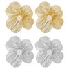Modern Hollow Flower Pearls Studs Offering Comfort and Durability for Women Who Appreciate Quality and Style