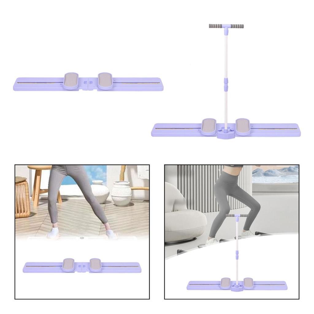 Leg Exercise Machine Portable Folding Multipurpose Hip Trainer Workout Women Inner Thigh Strength Exerciser for Home Gym Yoga