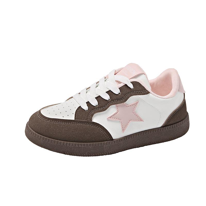 New little white shoes children's stars female students leisure sports versatile board shoes